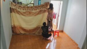 Bokep Indo Tante Lagi Sibuk Malah Di Grepe